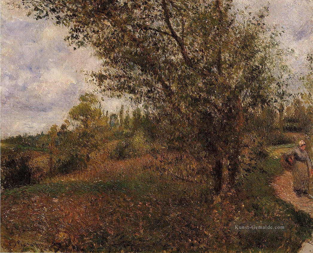 Pontoise Landschaft durch die Felder 1879 Camille Pissarro Ölgemälde